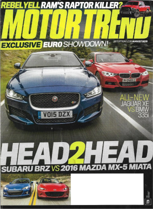 MOTOR TREND 2015 AUG - MX-5 vs BRZ, 335i vs XE S, VIPER ACR